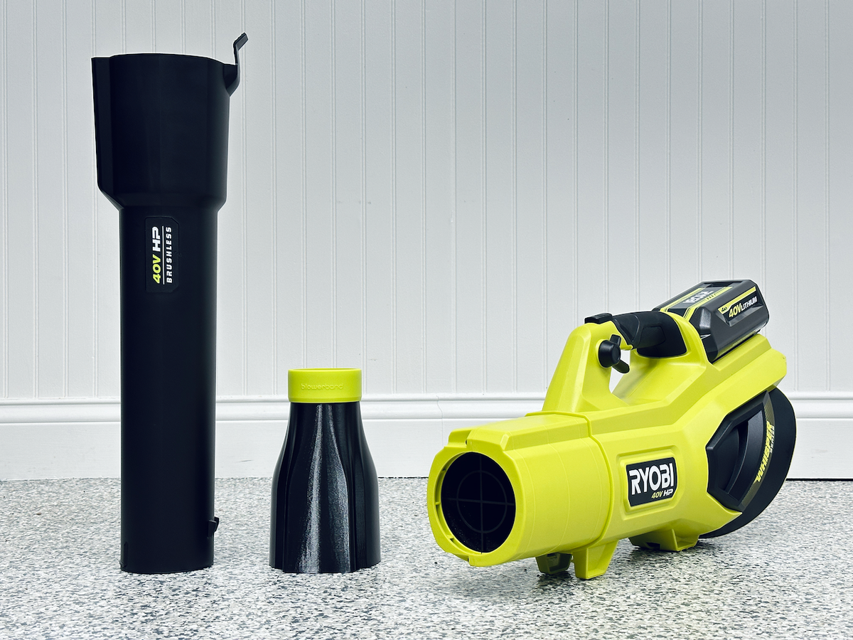 STUBBY® Car Drying Nozzle for RYOBI 730, 650, & 600 CFM Leaf Blowers