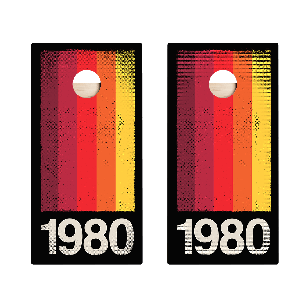 1980 Graphic Star Cornhole Boards