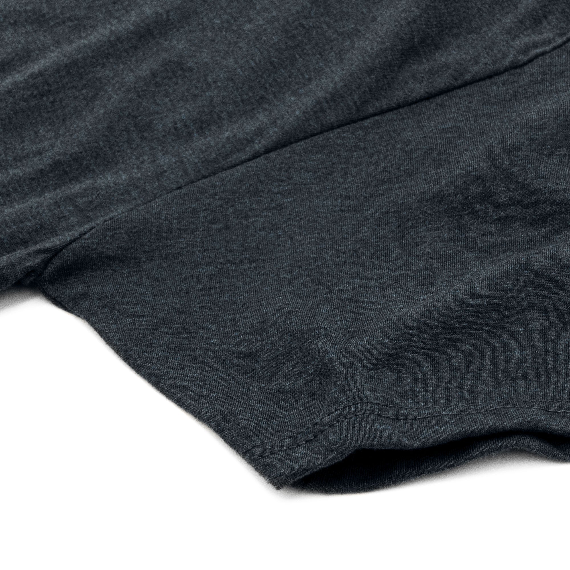 Coors Genuine Bock Beer Left Chest Front and Back Print T-Shirt - Denim Black Heather