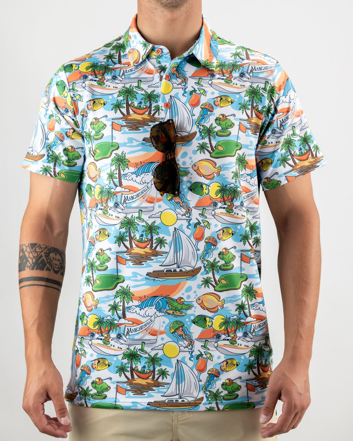 Margaritaville - Pins In Paradise Golf Polo