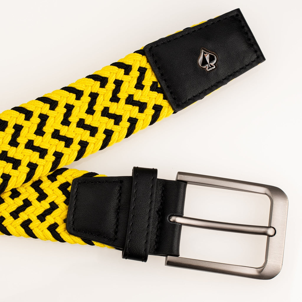 Pins Golf Belt - Yellow