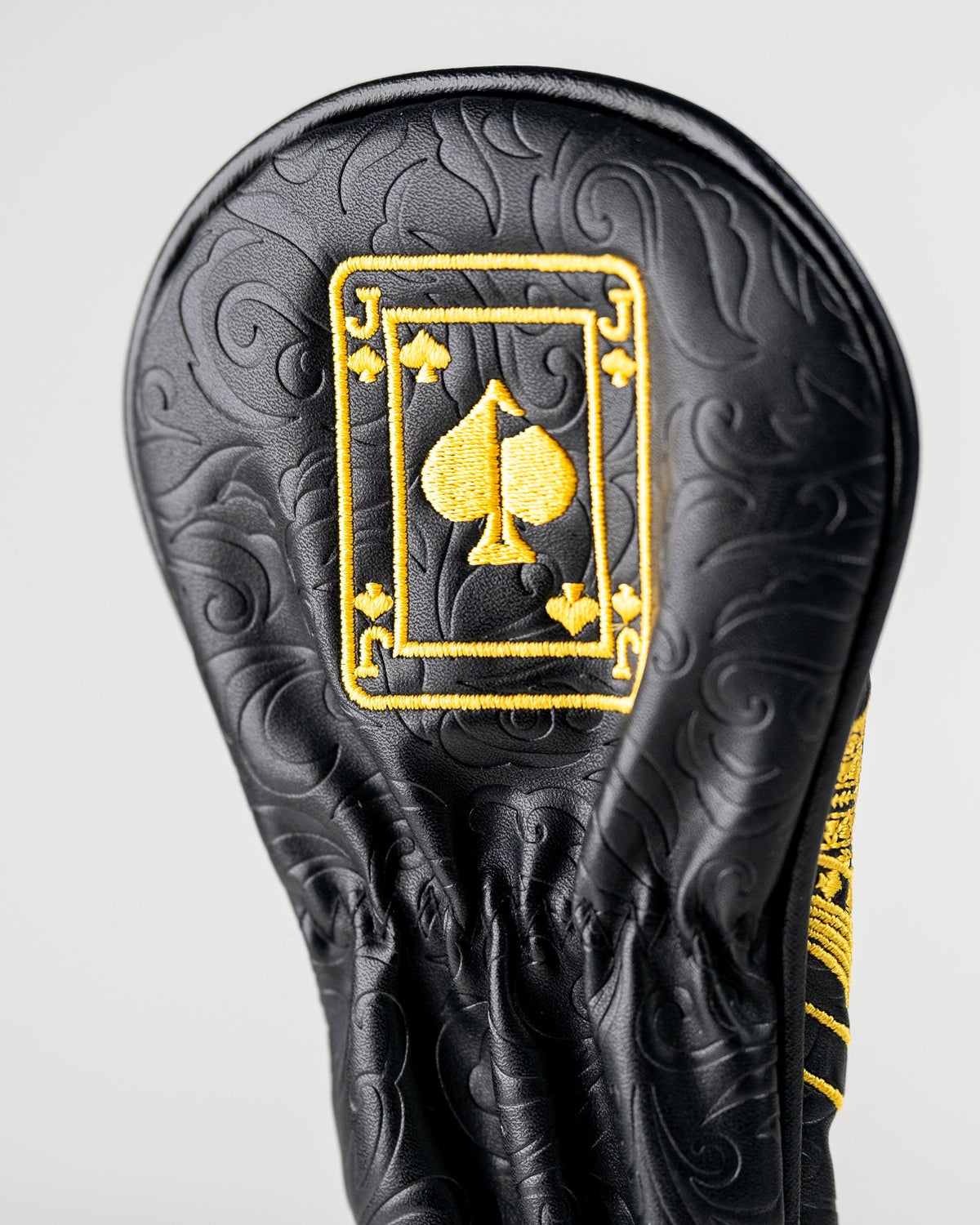 Black/Gold Jack of Spades - Hybrid Headcover
