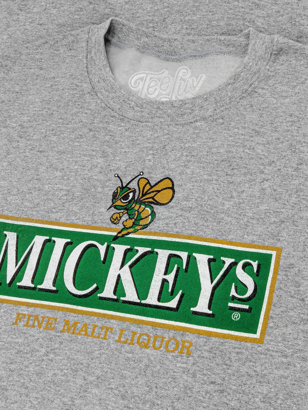 Mickey's Fine Malt Liquor Beer Sweatshirt - Gray