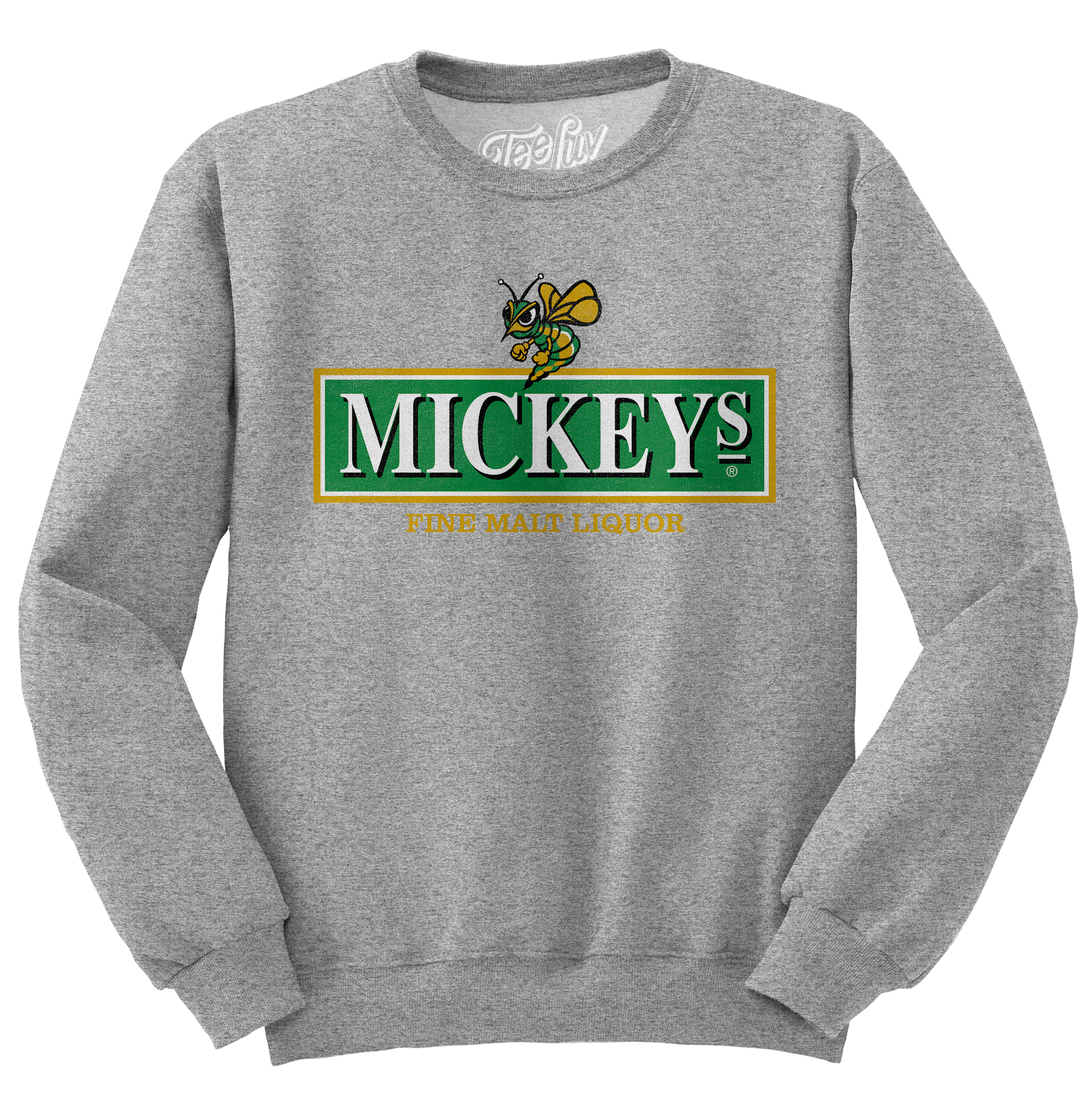 Mickey's Fine Malt Liquor Beer Sweatshirt - Gray