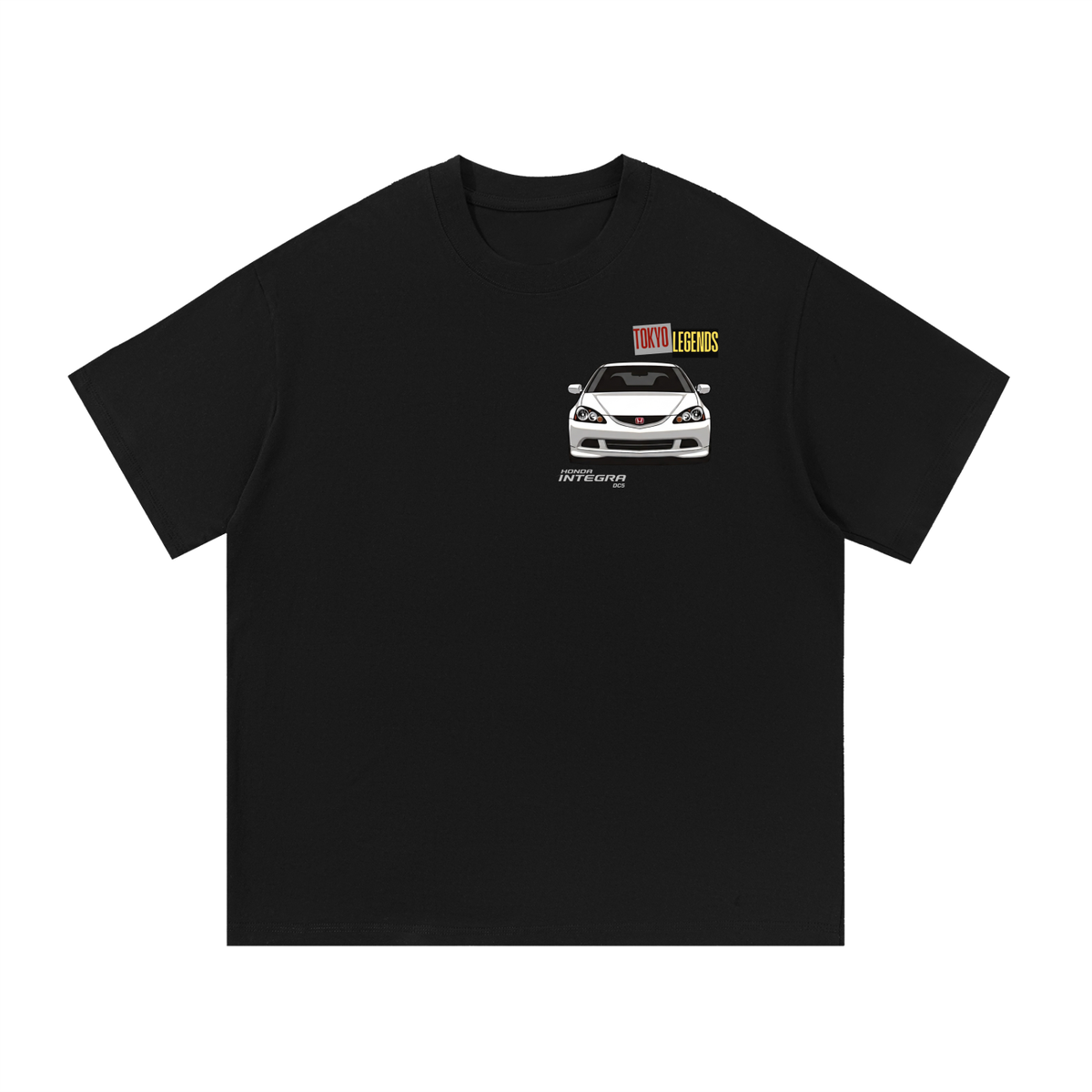 Honda Integra DC5 Shirt | Type R | JDM Cars T-shirt | Acura RSX Championship White Vivid Blue| Japan Tokyo Racers | USA Printed