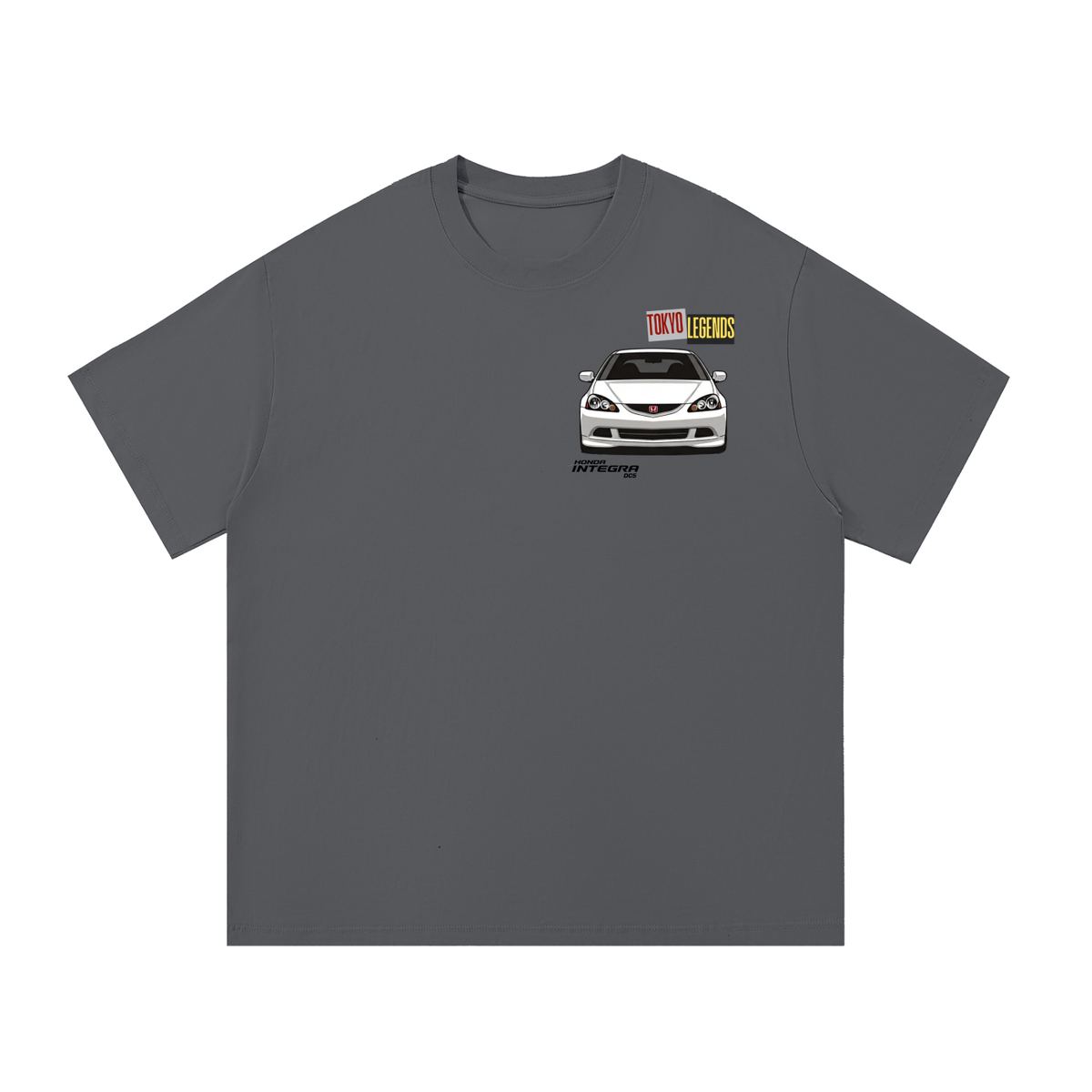Honda Integra DC5 Shirt | Type R | JDM Cars T-shirt | Acura RSX Championship White Vivid Blue| Japan Tokyo Racers | USA Printed