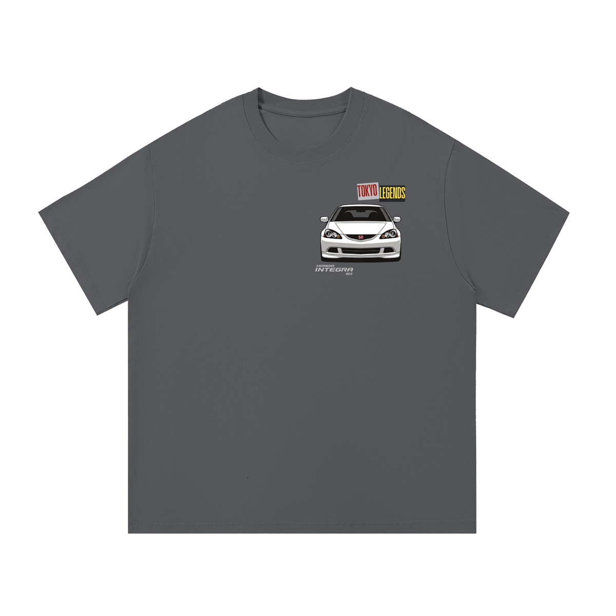 Honda Integra DC5 Shirt | Type R | JDM Cars T-shirt | Acura RSX Championship White Vivid Blue| Japan Tokyo Racers | USA Printed