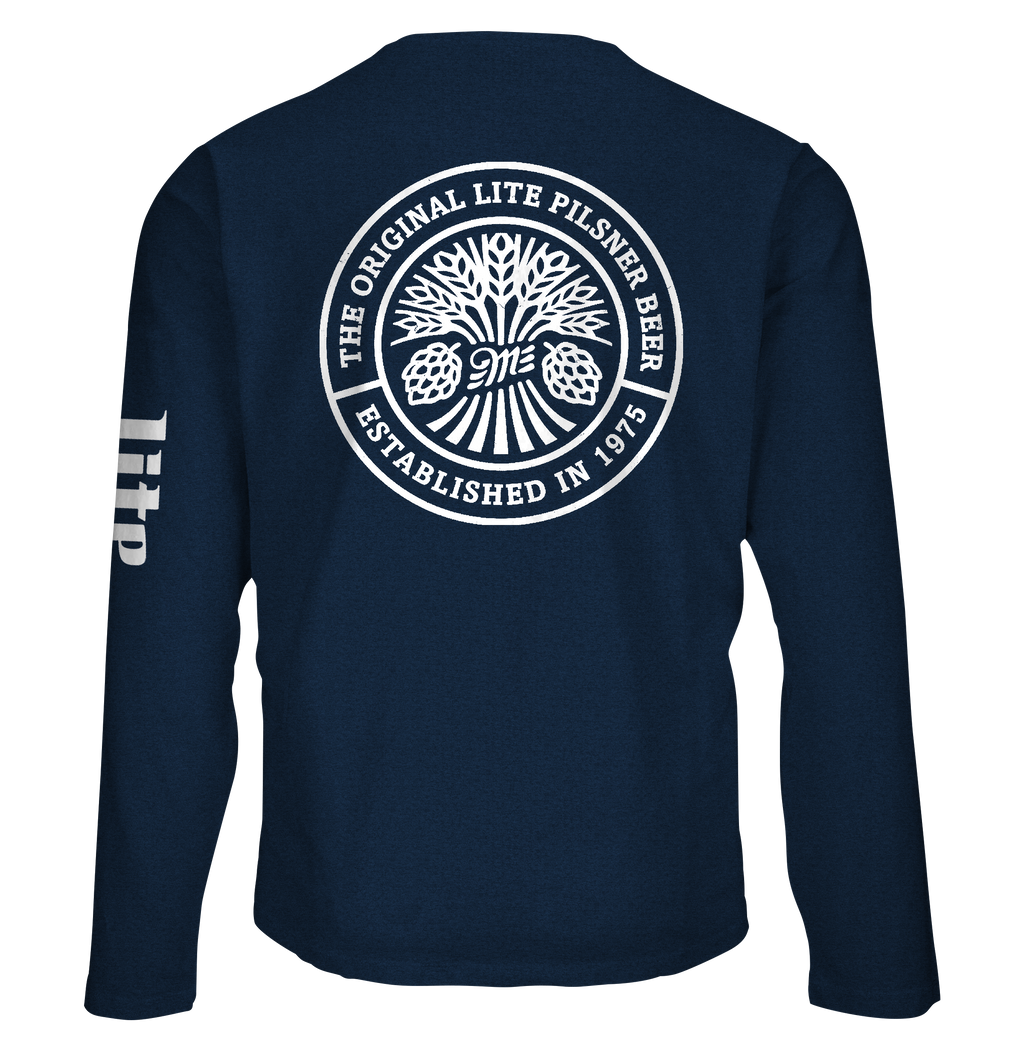 Miller Lite Long Sleeve T-Shirt - Navy Blue