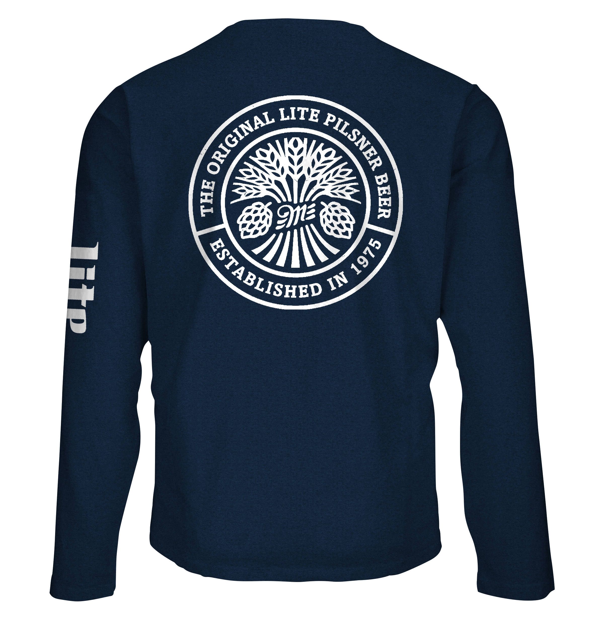 Miller Lite Long Sleeve T-Shirt - Navy Blue