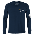 Miller Lite Long Sleeve T-Shirt - Navy Blue
