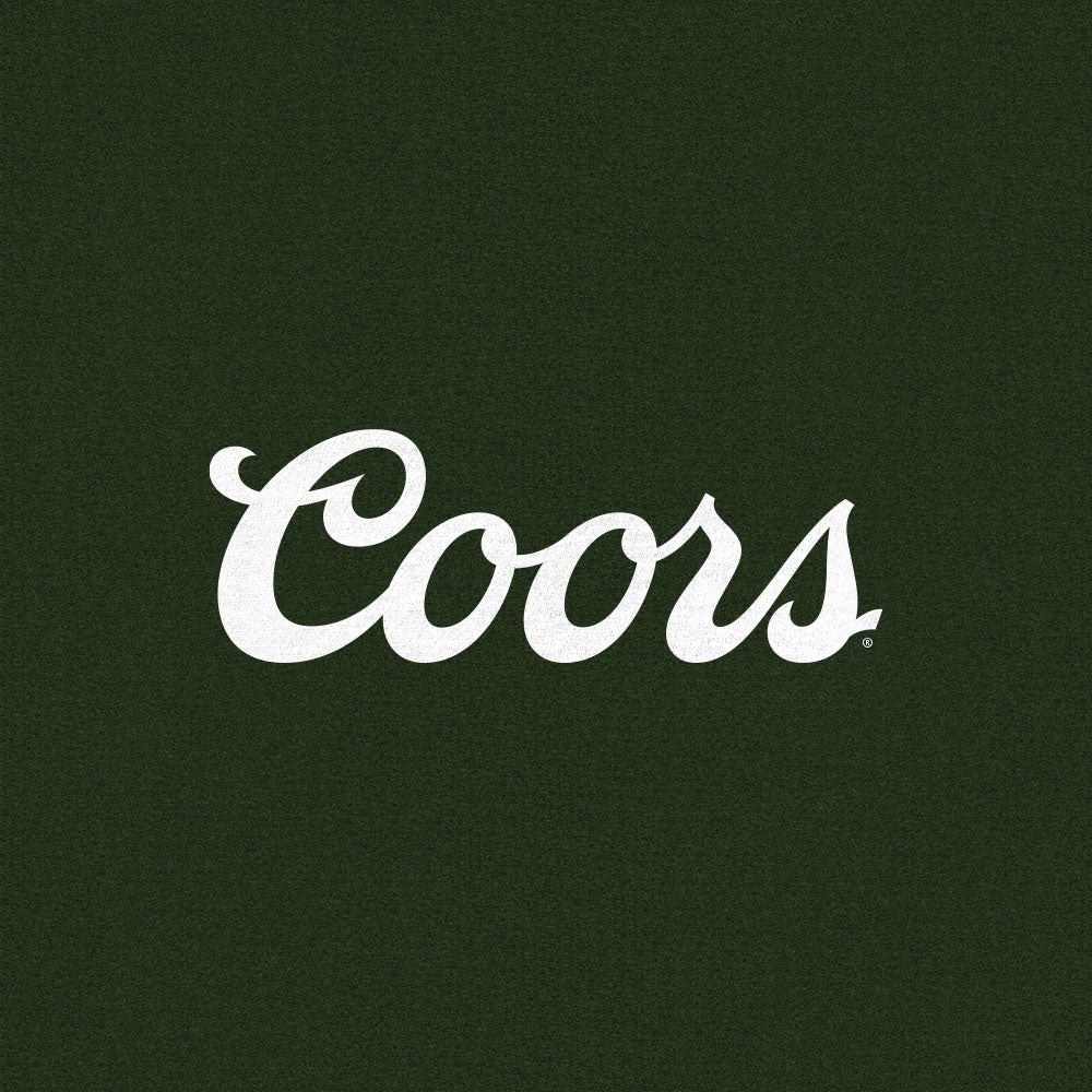 Coors Banquet Long Sleeve Beer Logo T-Shirt - Forest Green