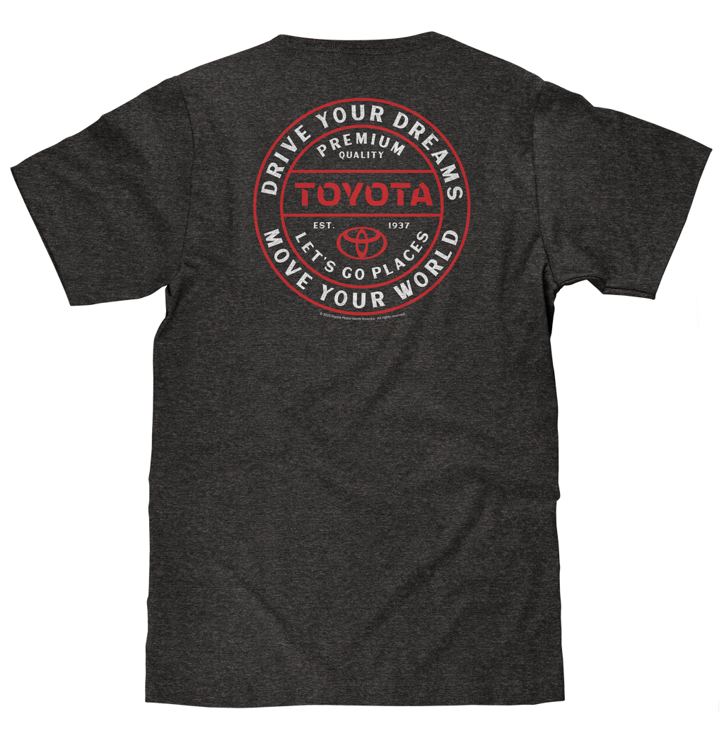 Toyota Drive Your Dreams T-Shirt - Charcoal Heather