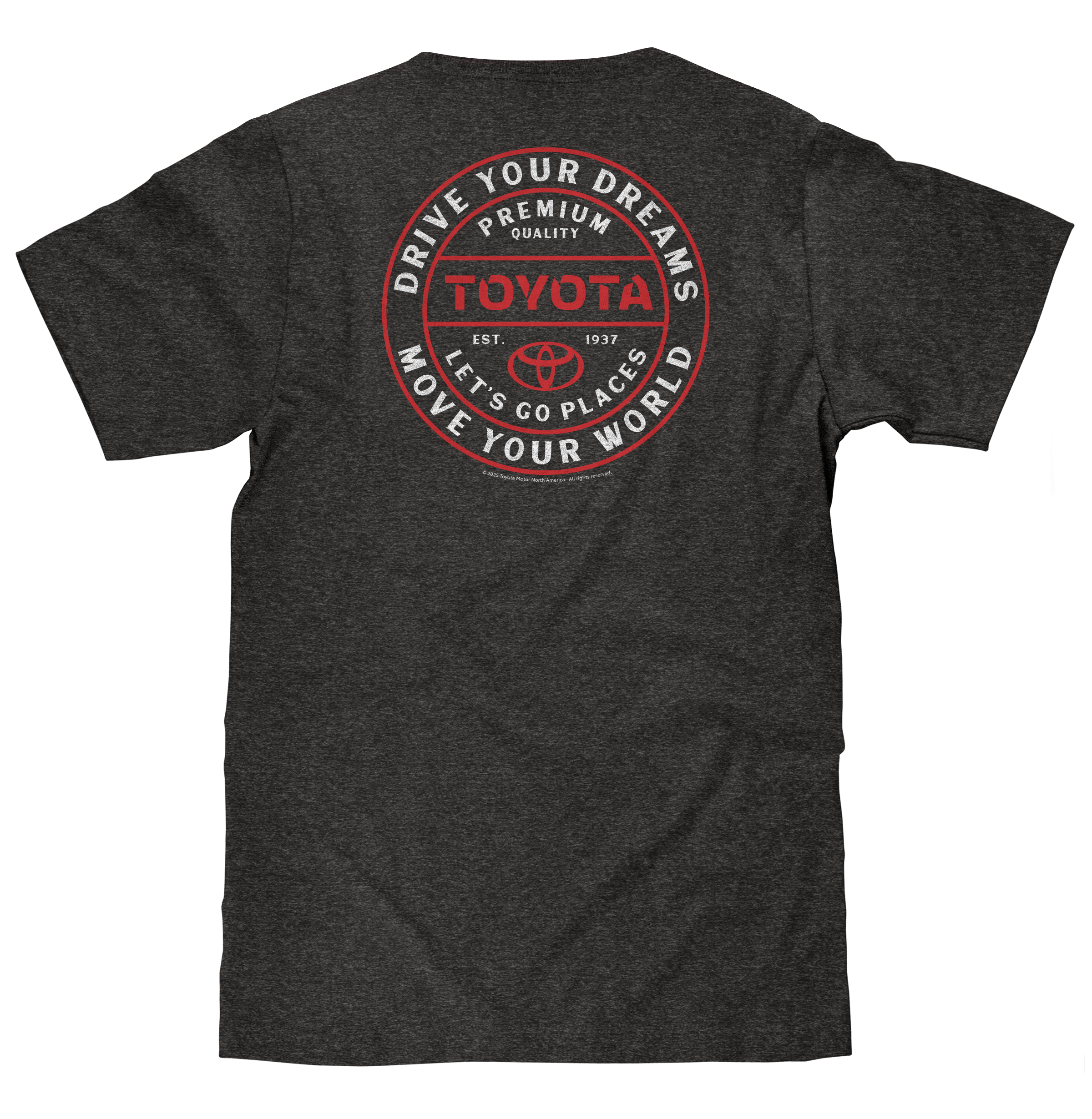Toyota Drive Your Dreams T-Shirt - Charcoal Heather