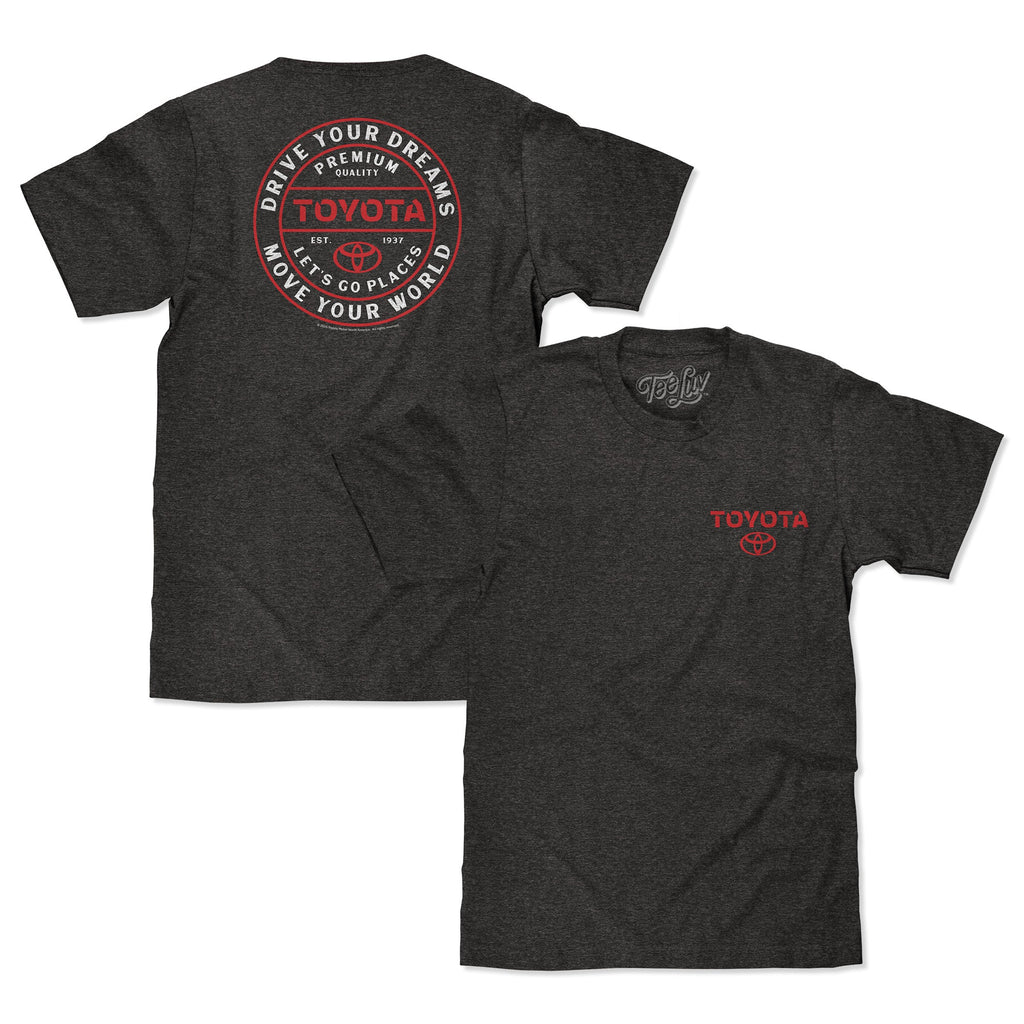 Toyota Drive Your Dreams T-Shirt - Charcoal Heather