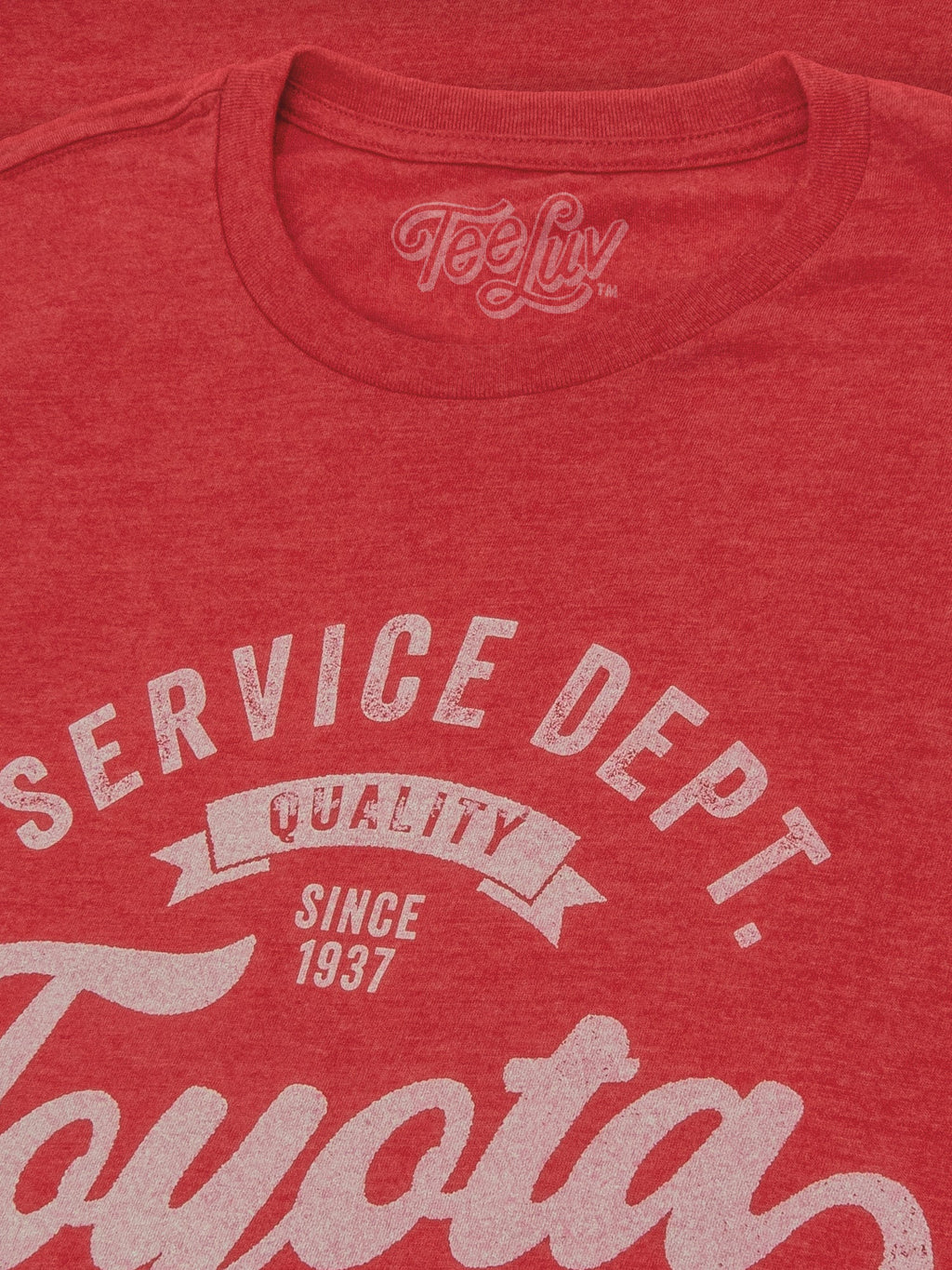 Toyota Service Department T-Shirt - Heather Red