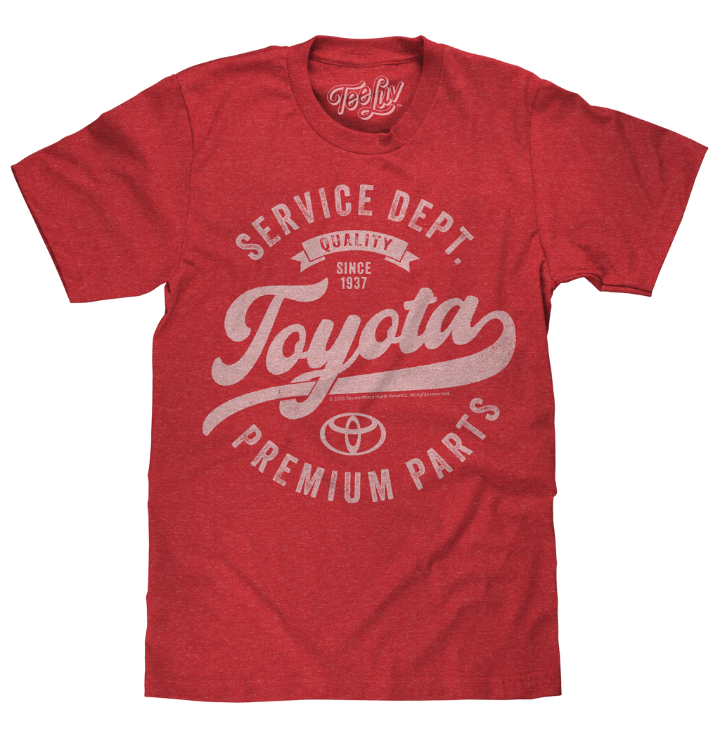 Toyota Service Department T-Shirt - Heather Red