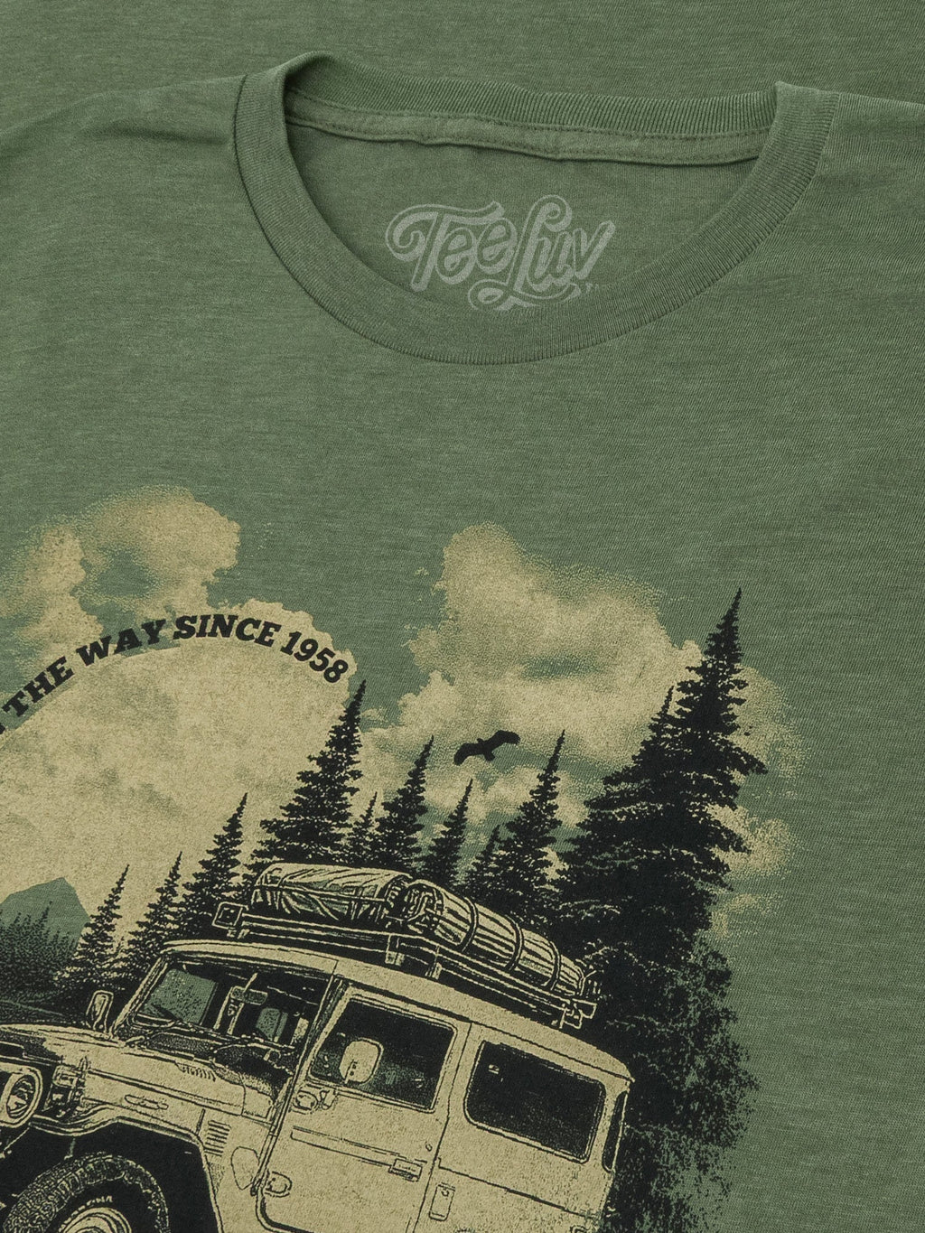 Toyota Land Cruiser Vintage Graphic T-Shirt - Canyon Green