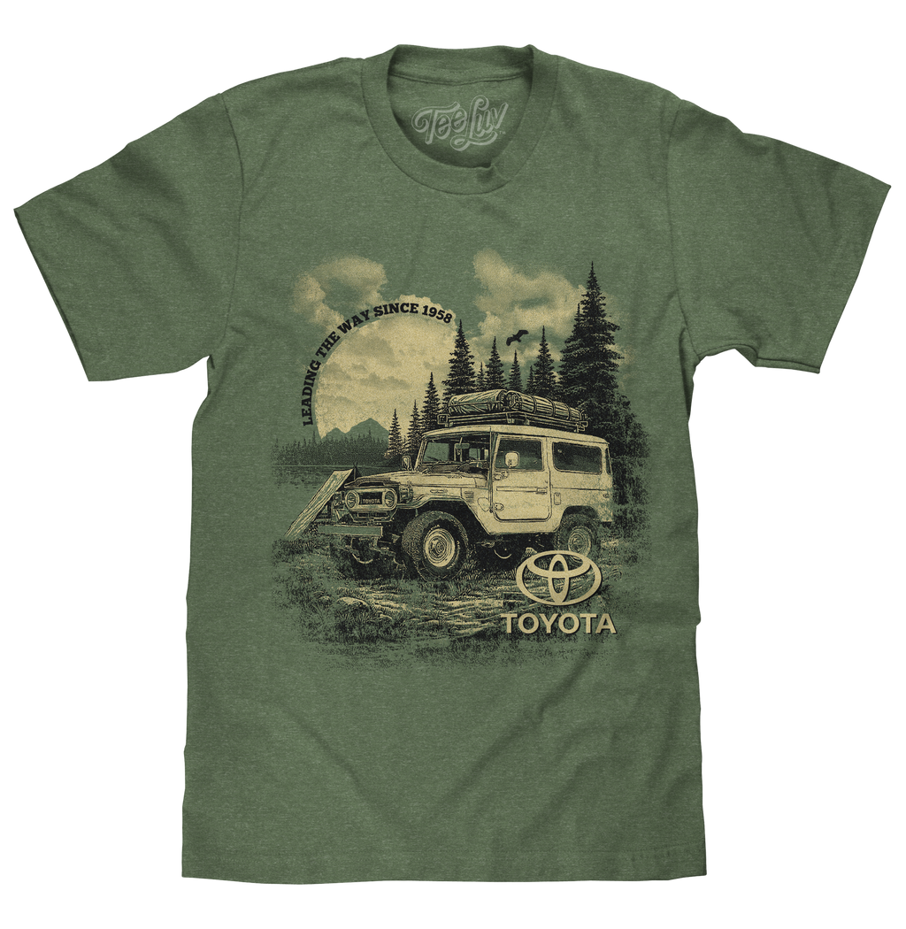 Toyota Land Cruiser Vintage Graphic T-Shirt - Canyon Green