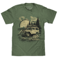 Toyota Land Cruiser Vintage Graphic T-Shirt - Canyon Green