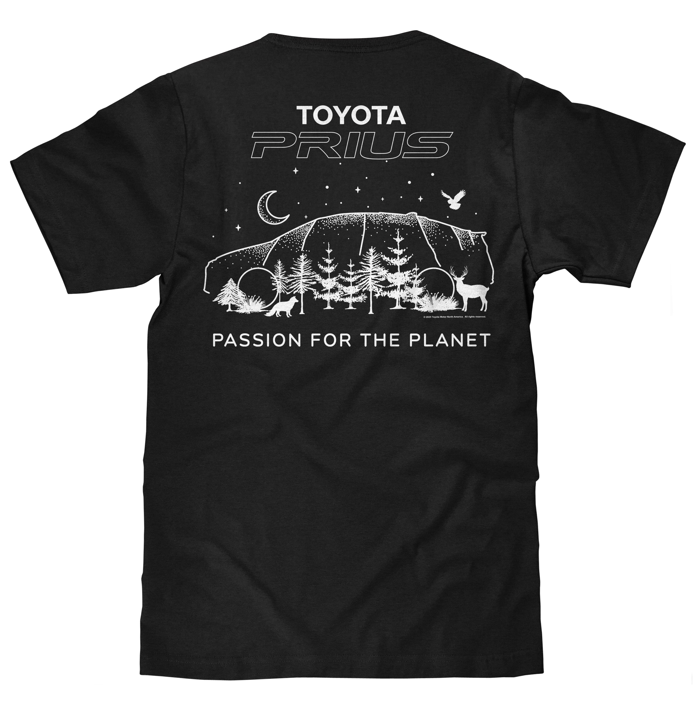 Toyota Prius Passion for the Planet T-Shirt - Black