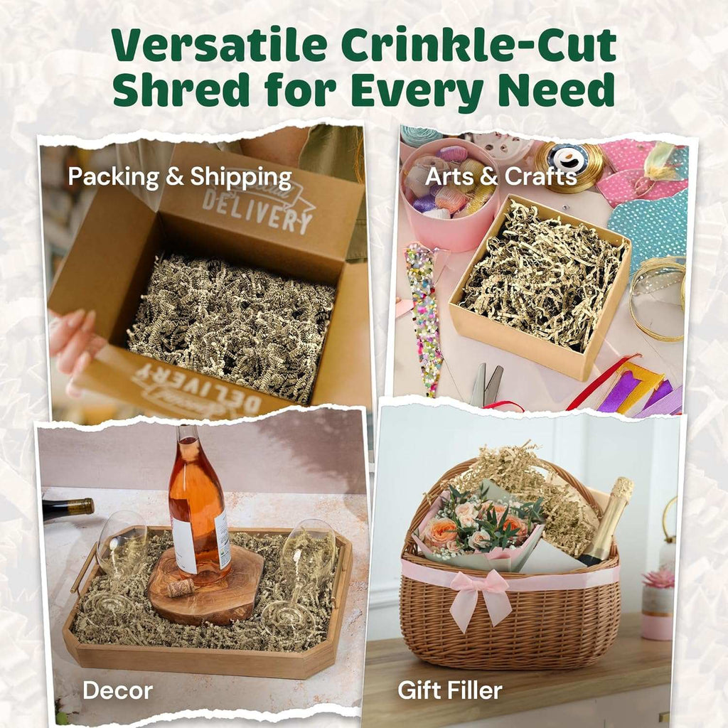 10lb Ivory Crinkle Paper