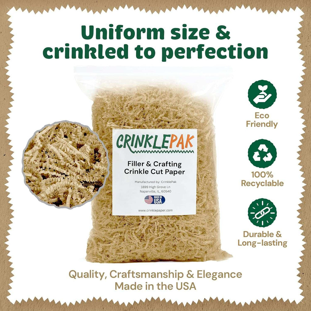 10lb Ivory Crinkle Paper