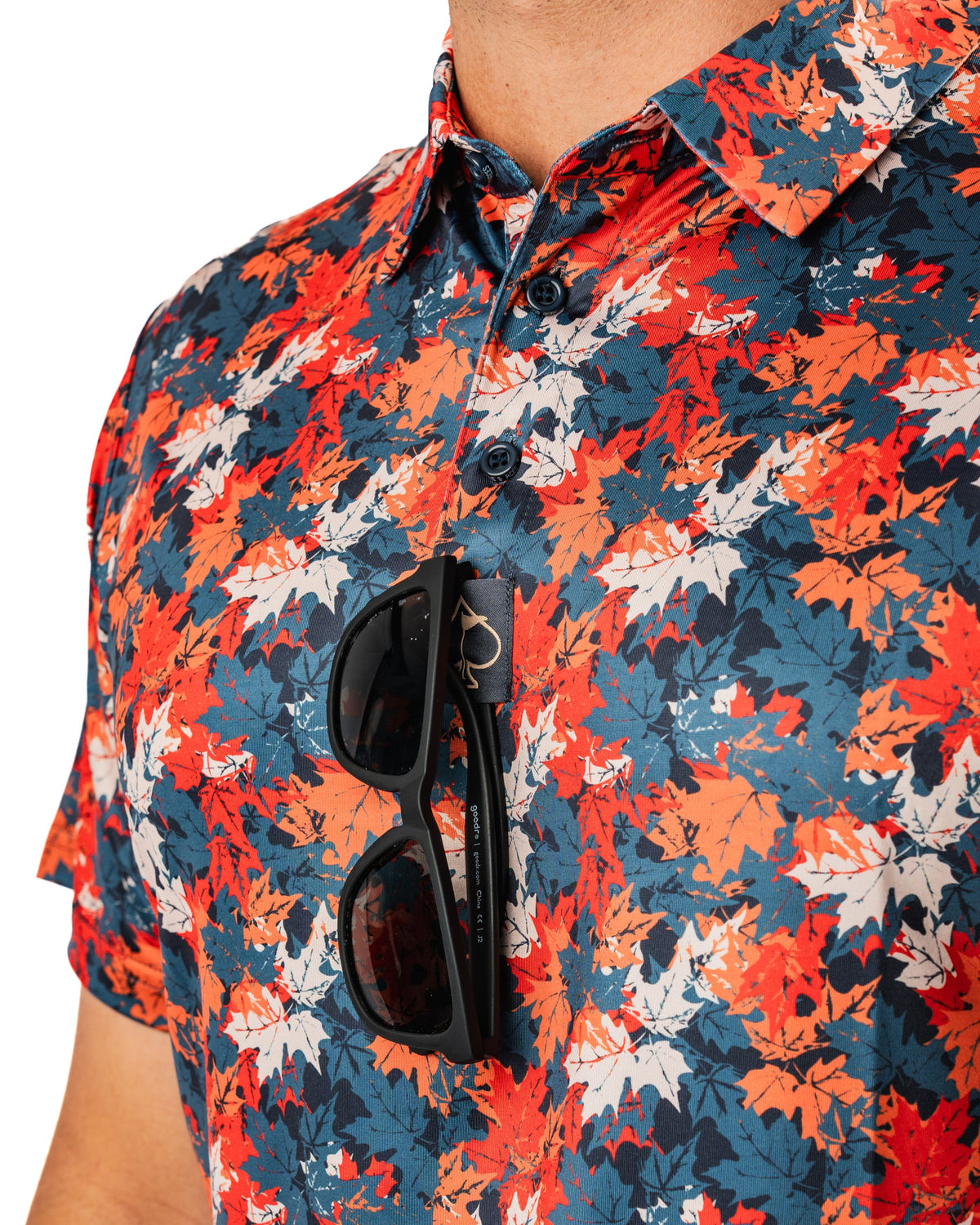 Autumn Leaves Golf Polo
