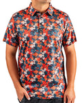 Autumn Leaves Golf Polo