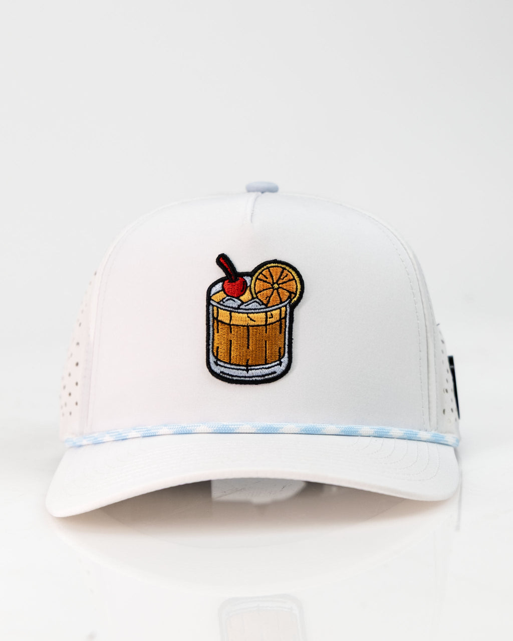 Old Fashioned White - Perforated Rope Hat