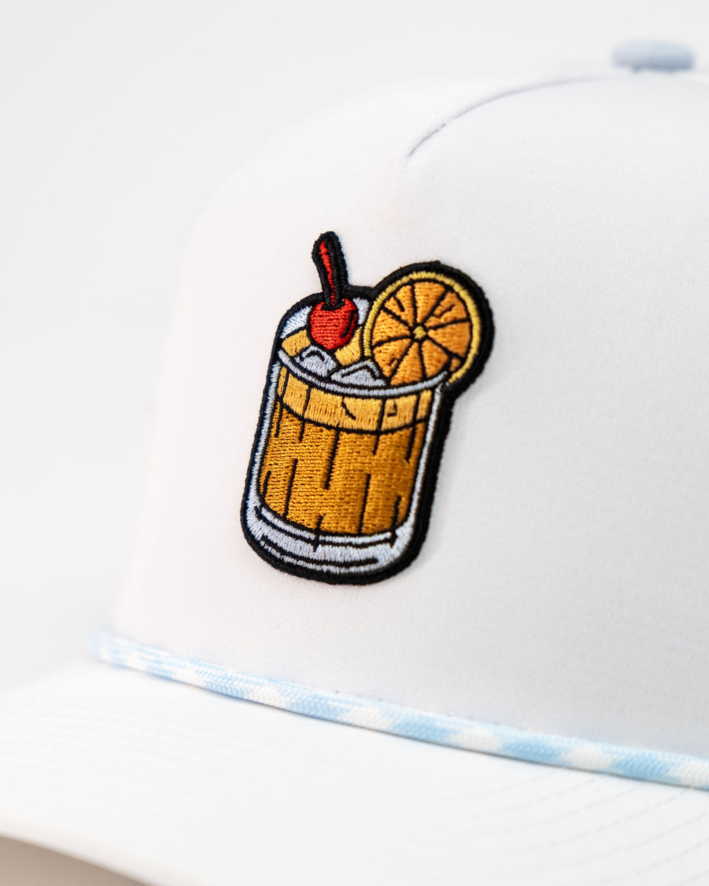 Old Fashioned White - Perforated Rope Hat