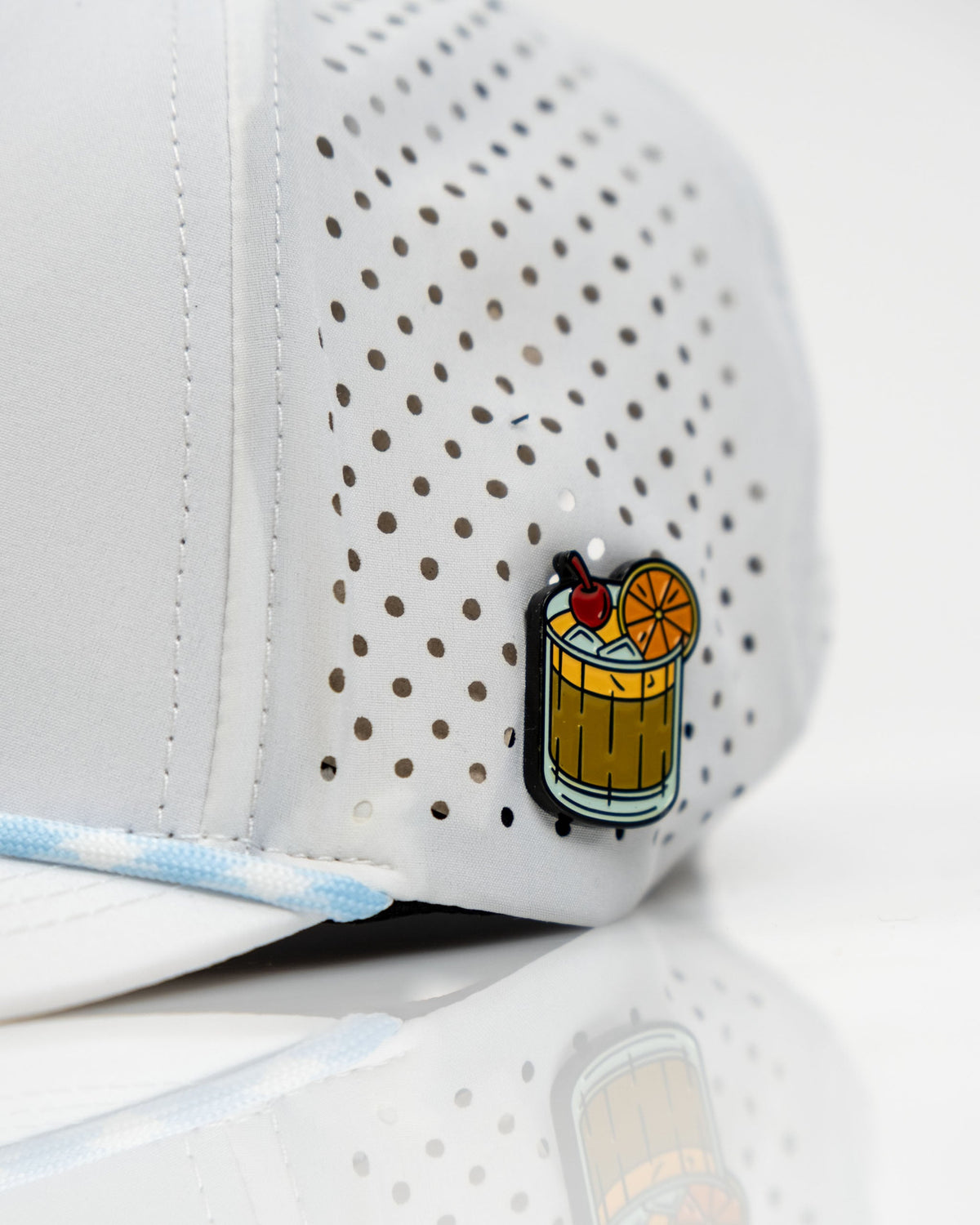 Old Fashioned White - Perforated Rope Hat