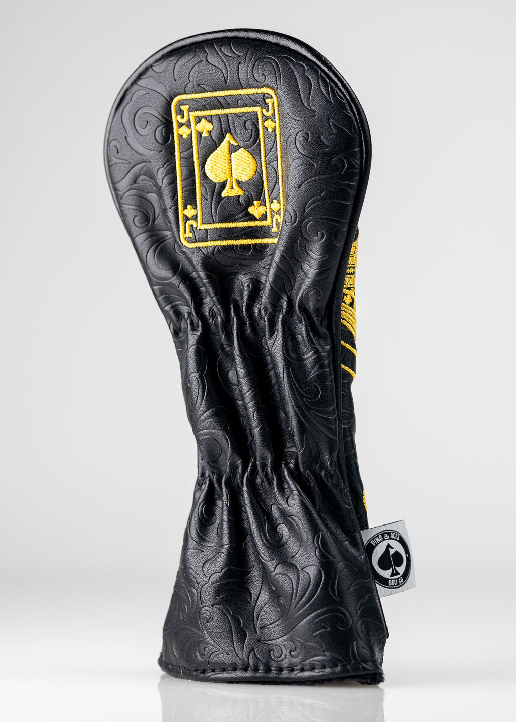 Black/Gold Jack of Spades - Hybrid Headcover