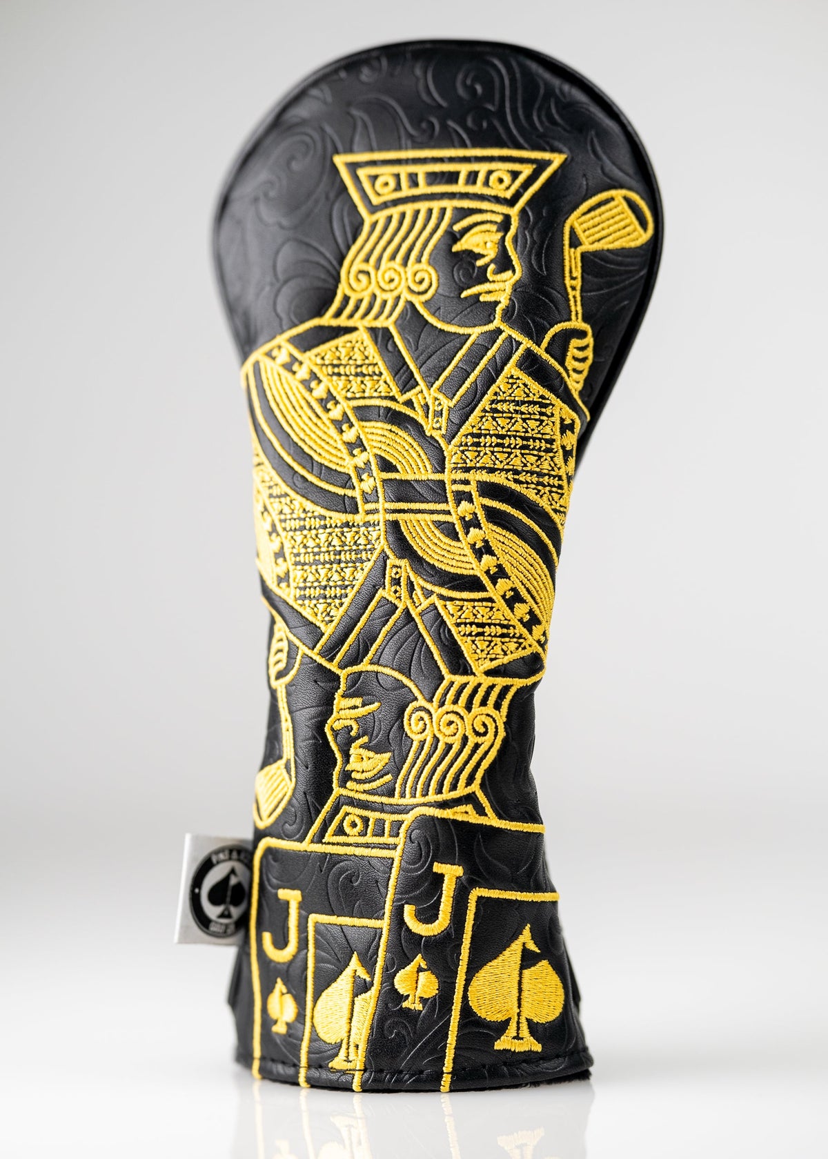 Black/Gold Jack of Spades - Hybrid Headcover