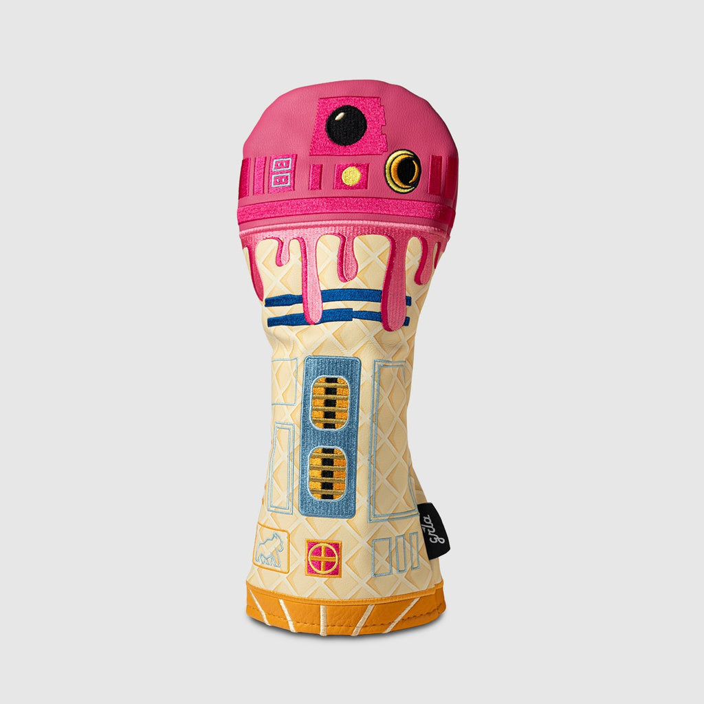 Pink Ice Cream Robot Cover
