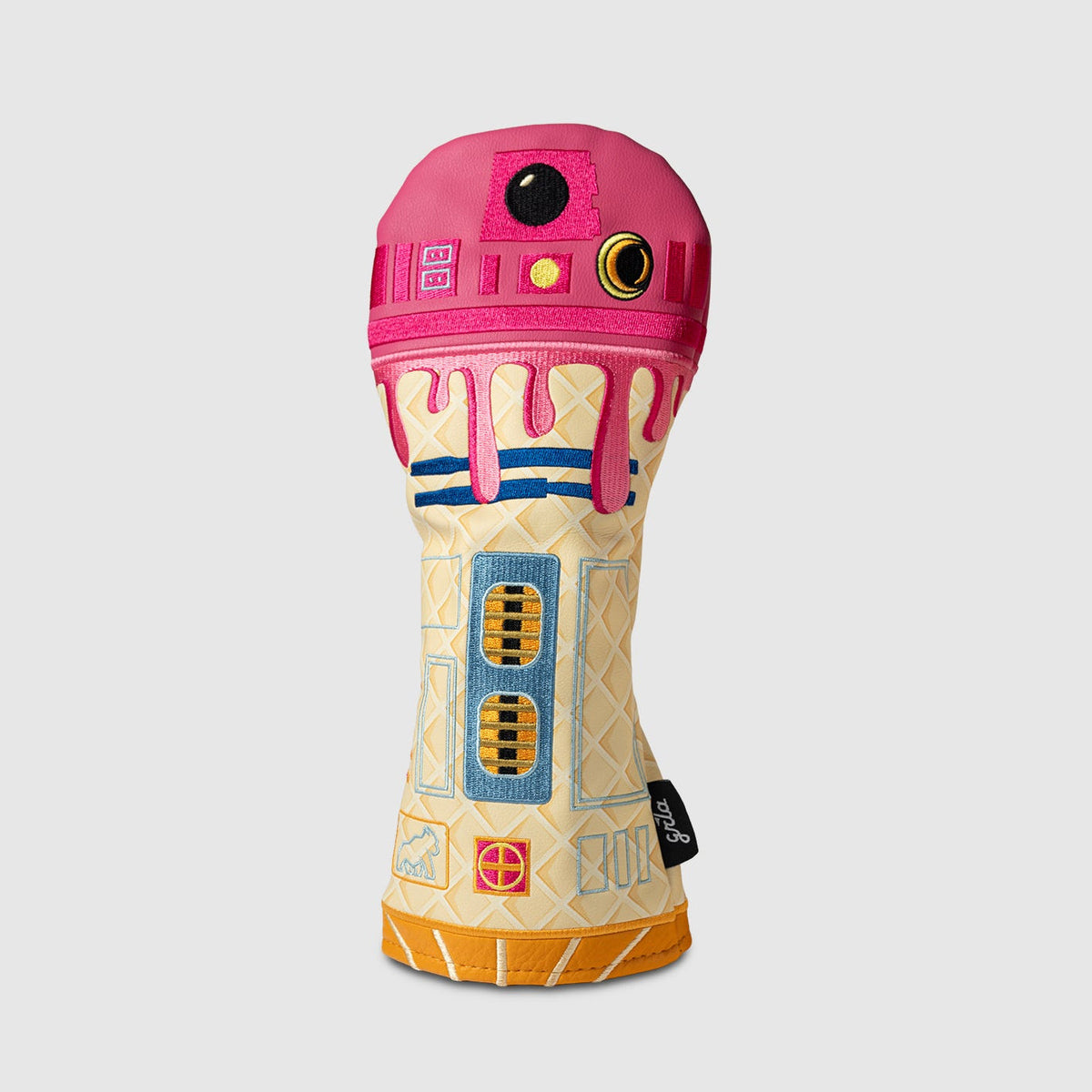 Pink Ice Cream Robot Cover
