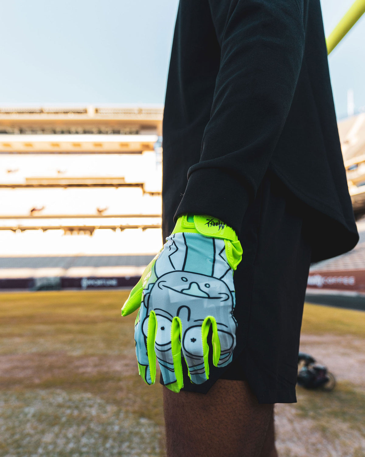 Phenom Elite Rick and Morty Football Gloves - VPS1