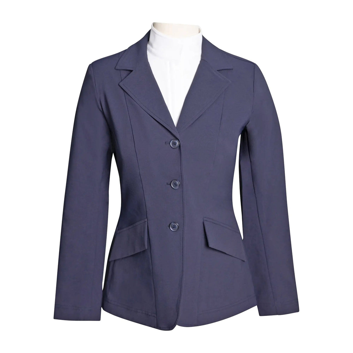 Grand Prix Girls EQJ 3 Button Show Jacket, Navy