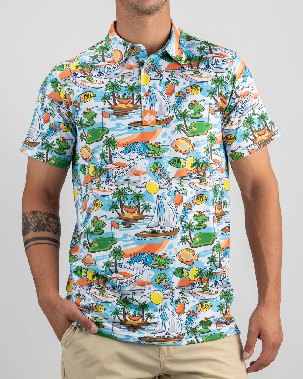 Margaritaville - Pins In Paradise Golf Polo