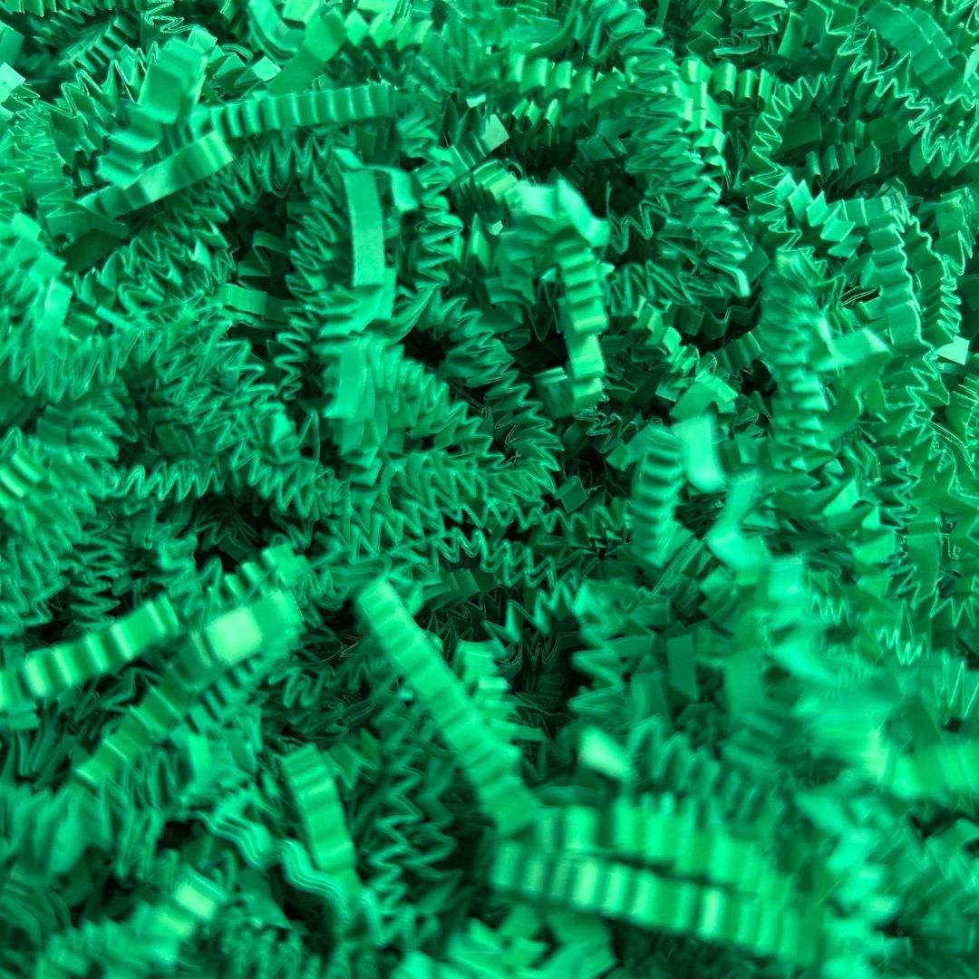 40 LB Green Crinkle Paper