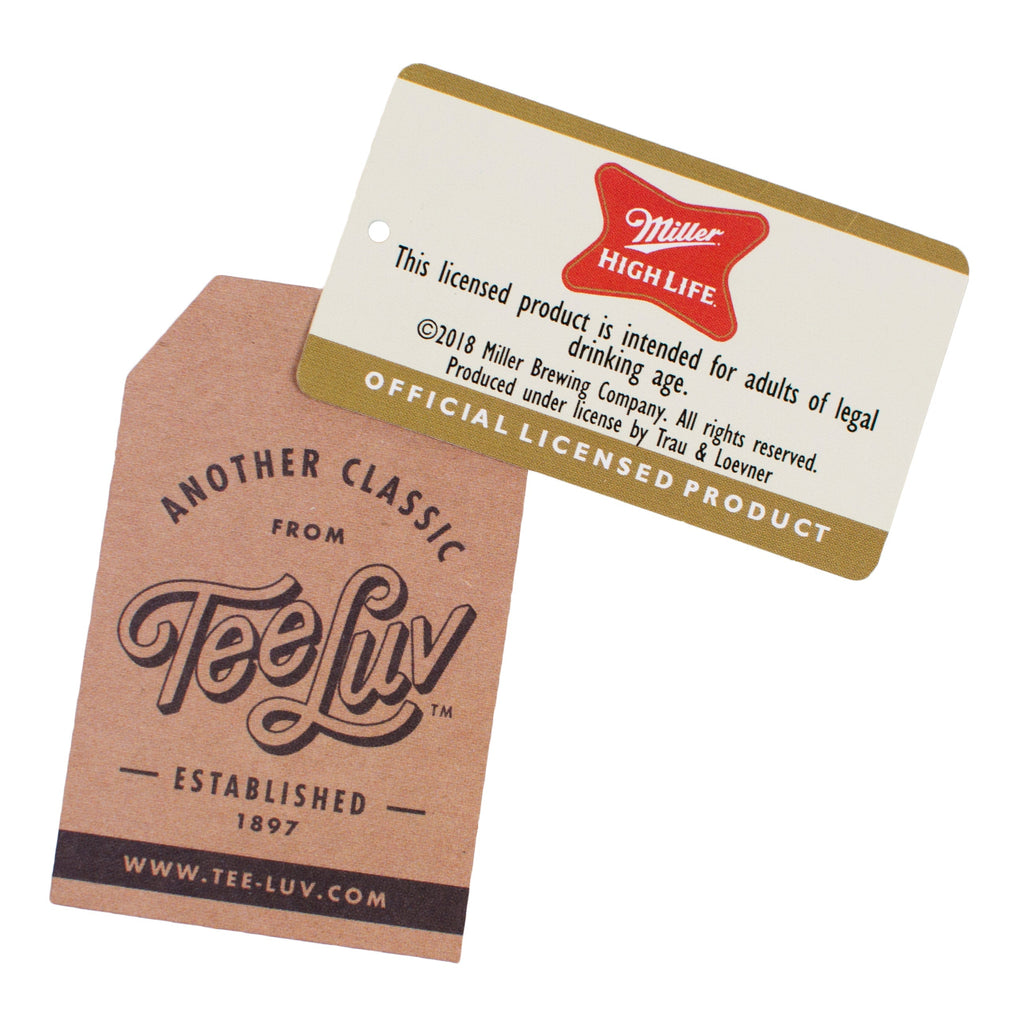 Miller High Life Beer Logo Hooded Sweatshirt  Gray