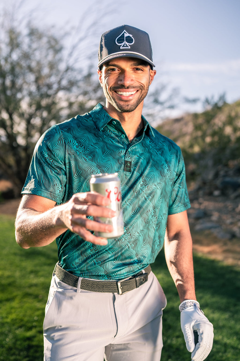 Electric Current Golf Polo