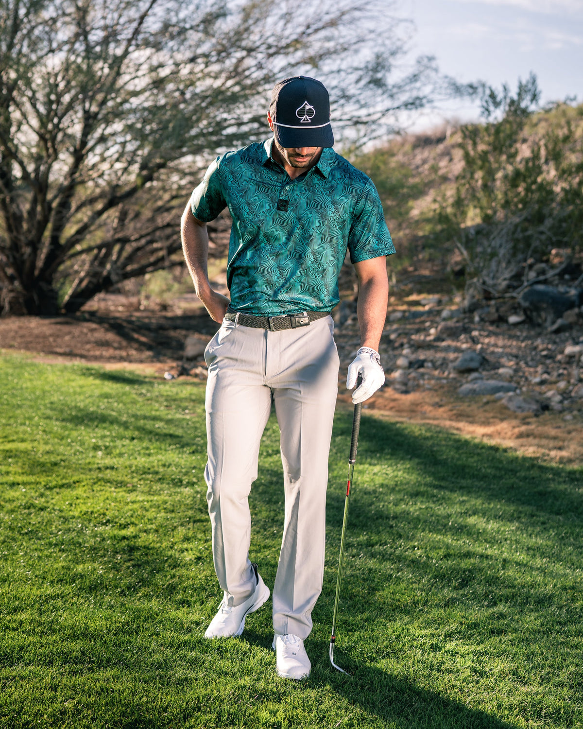 Electric Current Golf Polo
