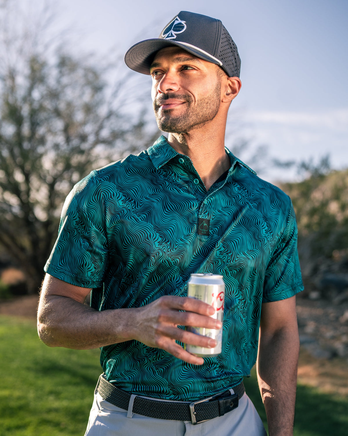 Electric Current Golf Polo
