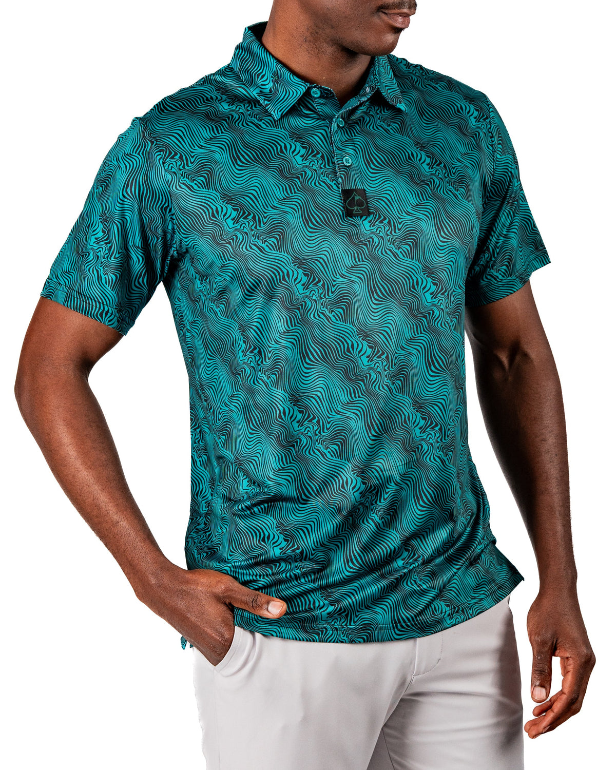Electric Current Golf Polo