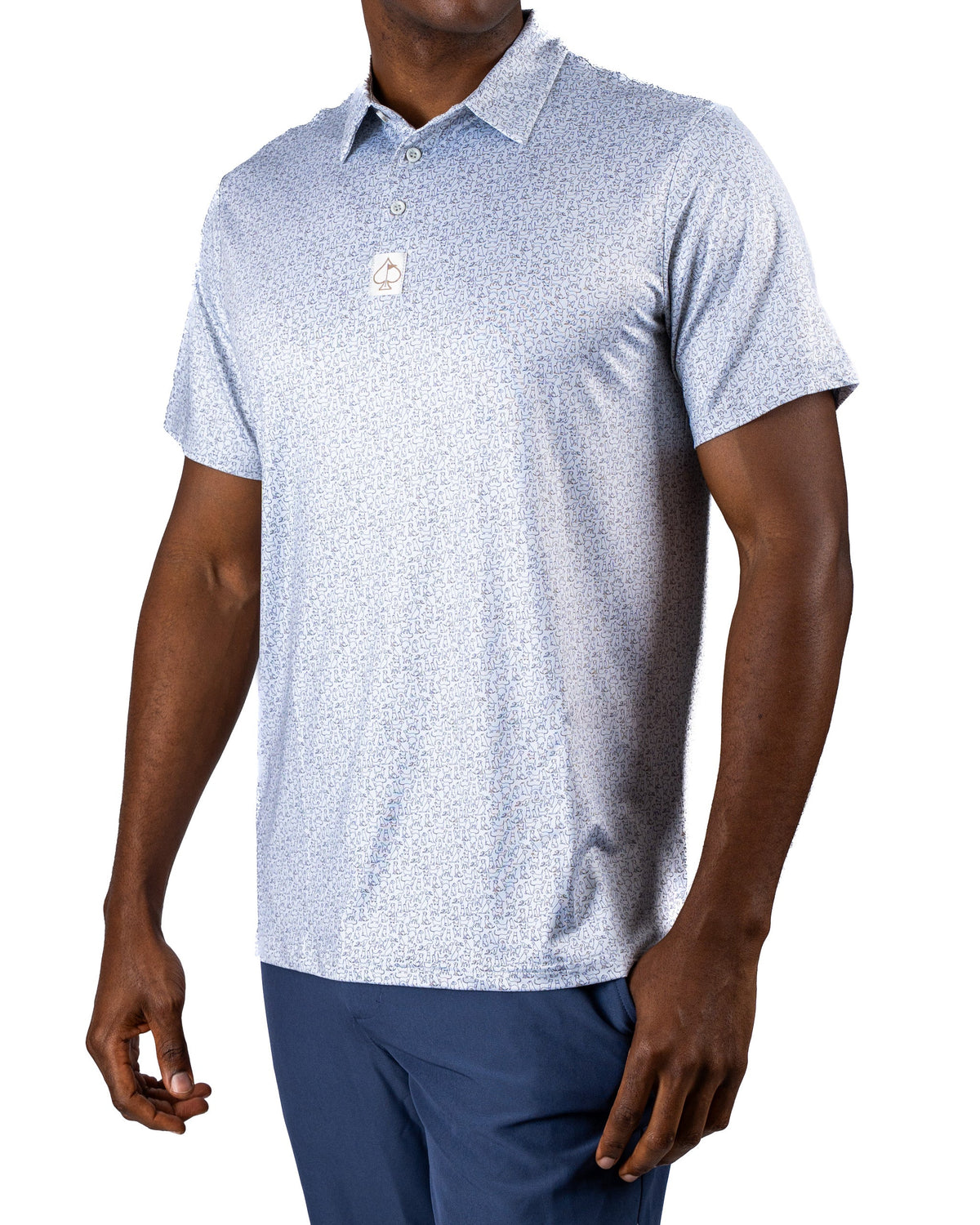 Man's Best Friend Light Golf Polo
