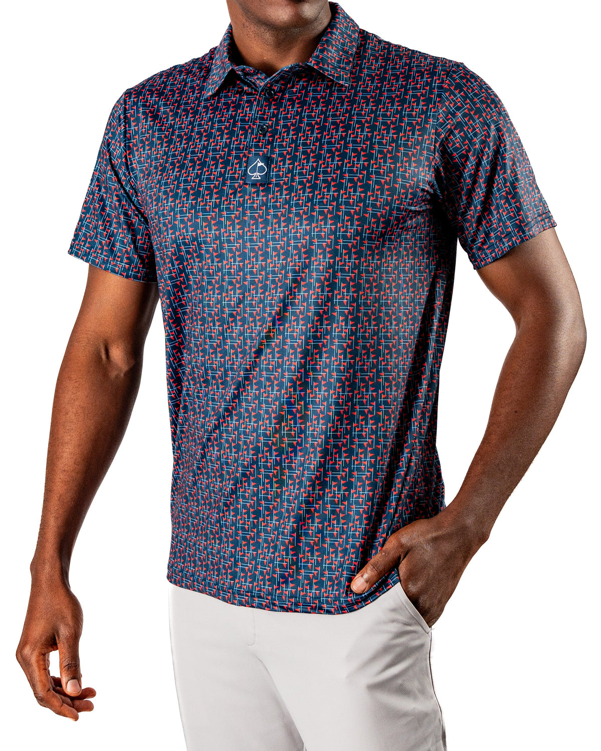 Flag Stick - USA Golf Polo