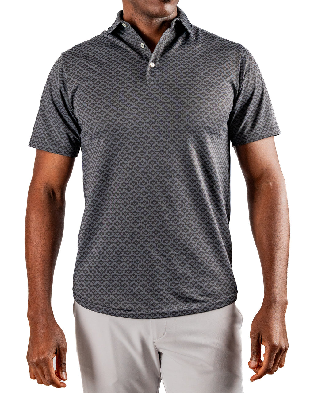 Slate Mosaic Golf Polo