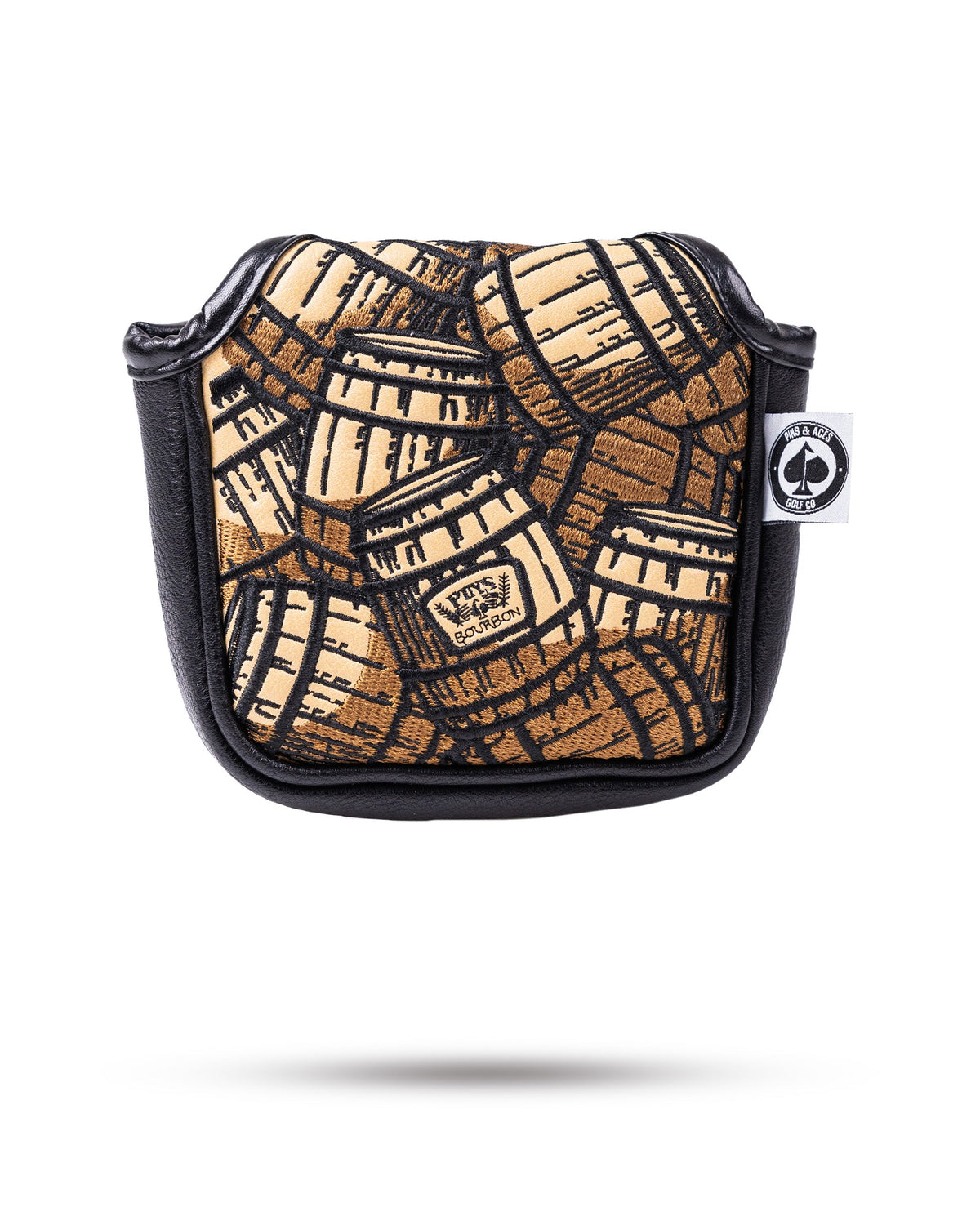 Bourbon Barrel Mallet Putter Cover