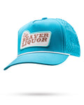 Perforated Golf Rope Hat - Beaver Liquor - Baby Blue