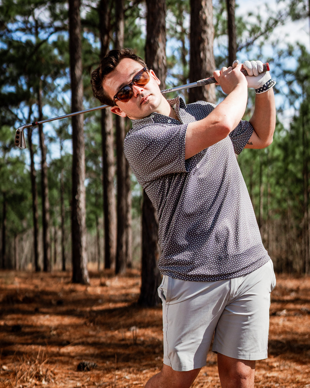 Jade Drops Golf Polo